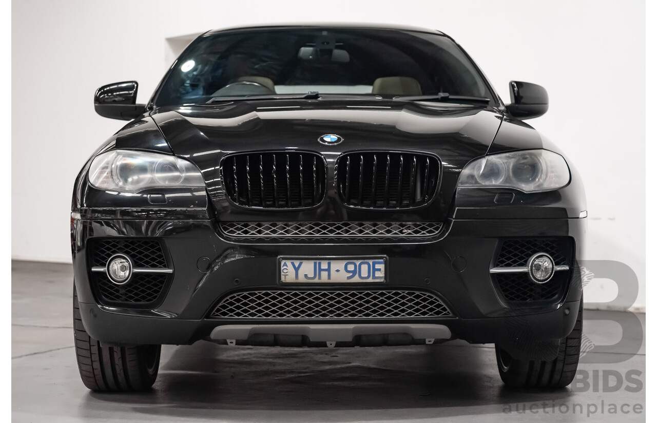 6/2009 BMW X6 Xdrive 35d (AWD) E71 4d Coupe Black Sapphire Metallic Turbo Diesel 3.0L