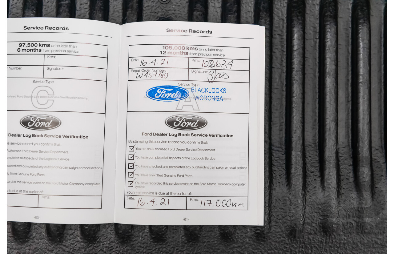 11/2012 Ford Falcon XR6 (LPI) FG MK2 Utility Metallic Silver 4.0L
