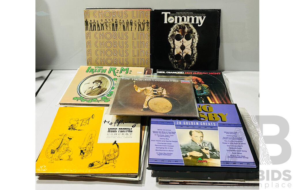 Quantity of Vintage LPs Including Peter, Paul and Mary, Abba, Don McLean and More