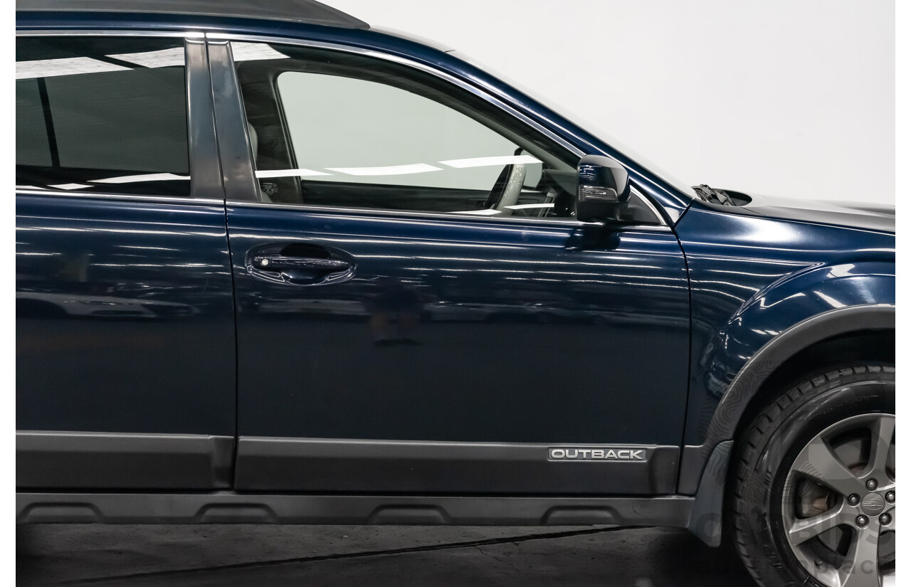 10/2013 Subaru Outback 2.0D Premium MY14 4d Wagon Dark Blue Turbo Diesel 2.0L