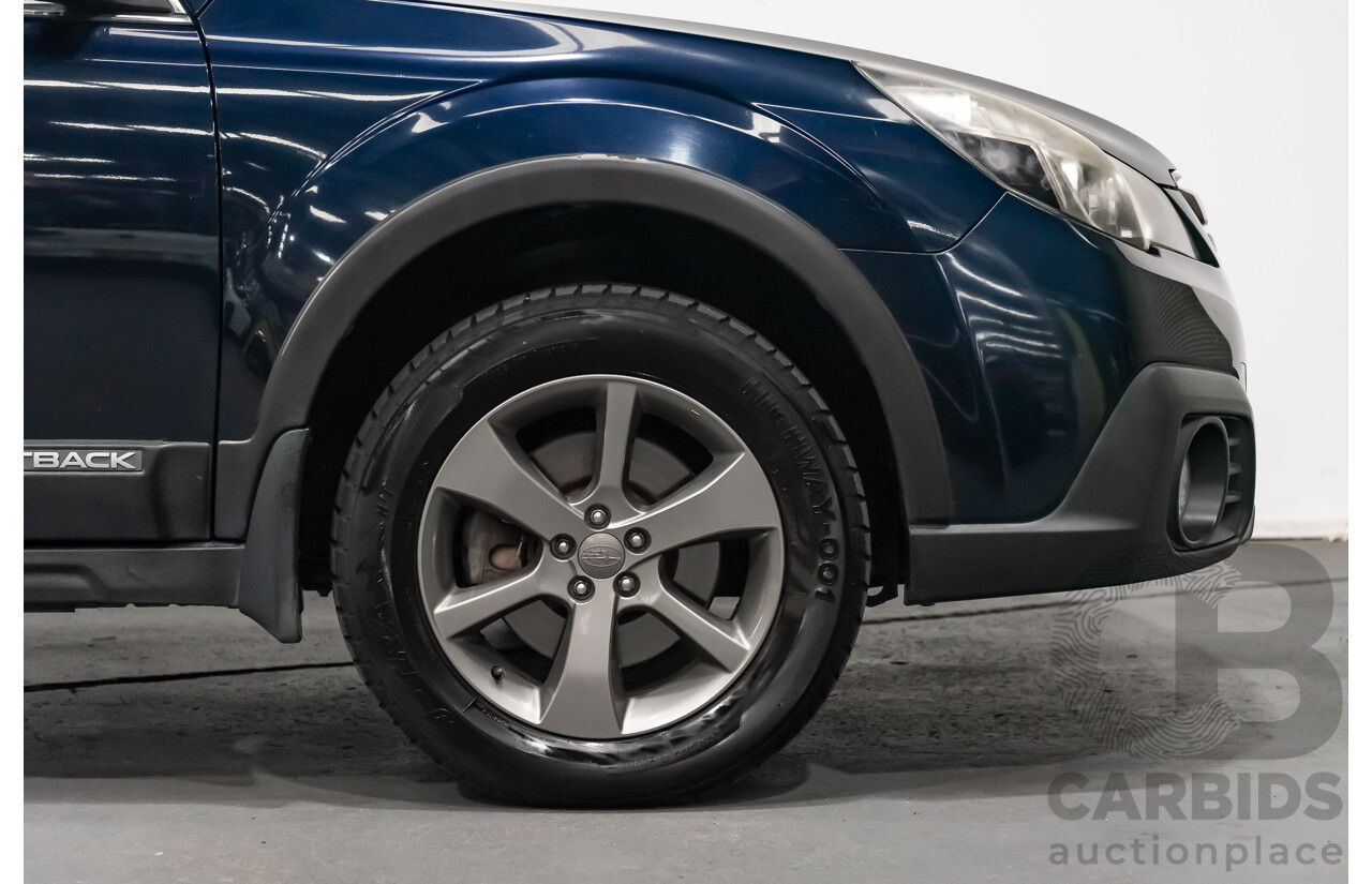 10/2013 Subaru Outback 2.0D Premium MY14 4d Wagon Dark Blue Turbo Diesel 2.0L