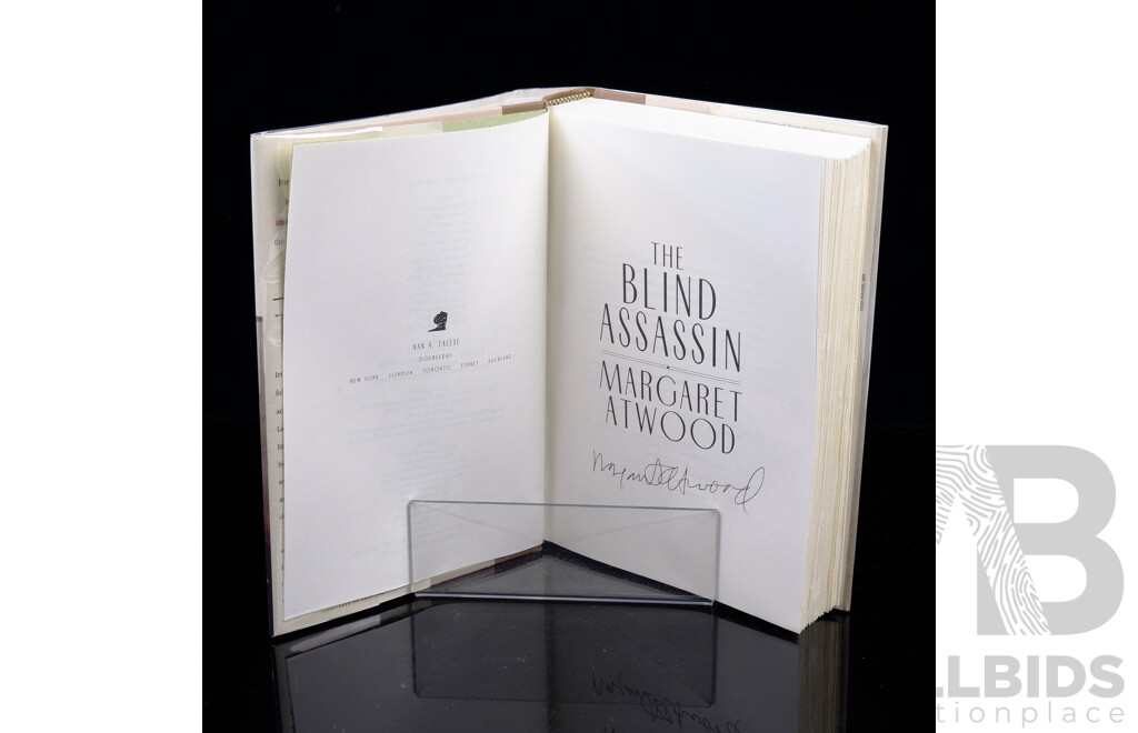 The Blind Assassin, Signed by the Author Margaret Atwood, Nan a Talese, Doubleday, 2000,  Hardcover with Dust Jacket