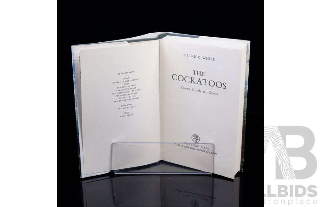 First Edition, the Cockatoos, Patrick White, Eyre & Spotswood, London 1974, Hardcover with Dust Jacket