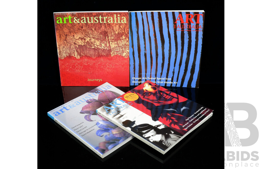 Four Art and Australia Magazines, Late 1990s