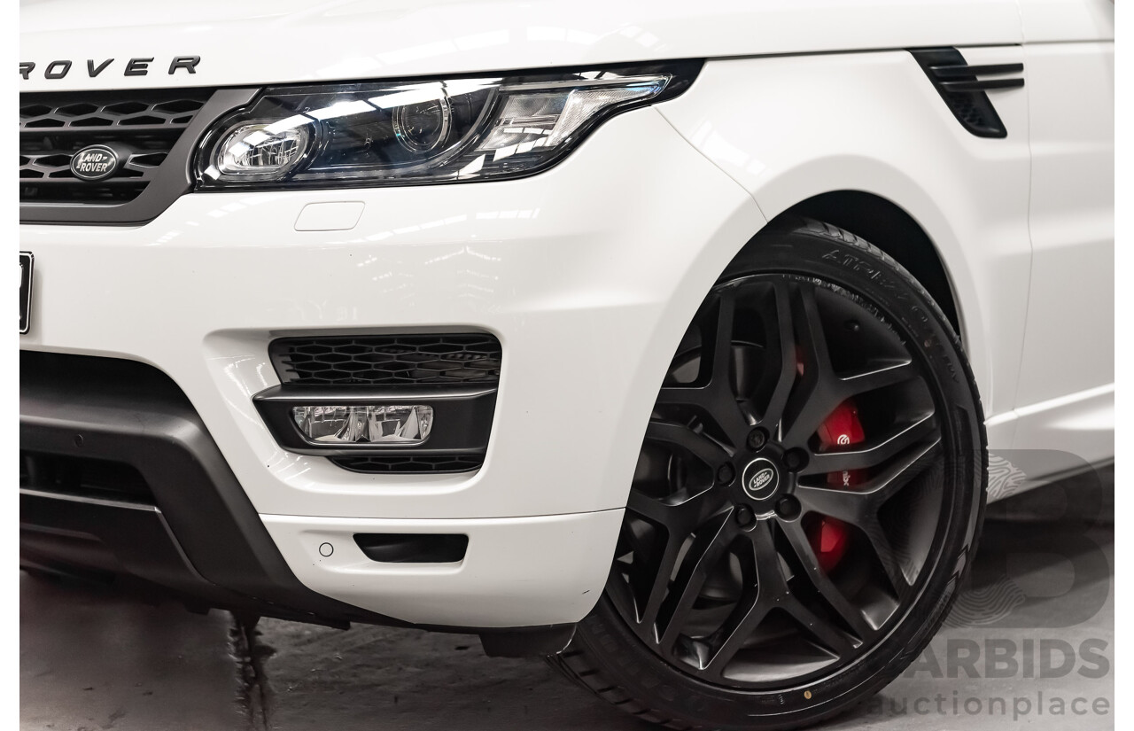 9/2017 Land Rover Range Rover Sport 3.0 SDV6 HSE Dynamic (AWD) LW MY17 4d Wagon Polaris White Twin Turbo Diesel 3.0L