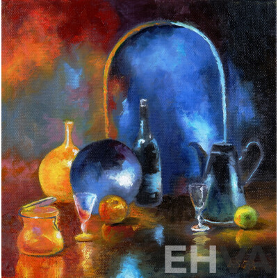 Three Oil on Canvas Paintings by Lazo Stankovic (3)