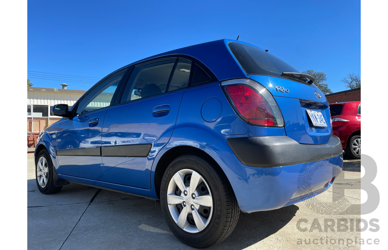 08/08 Kia Rio LX FWD JB 5D Hatchback Blue 1.4L