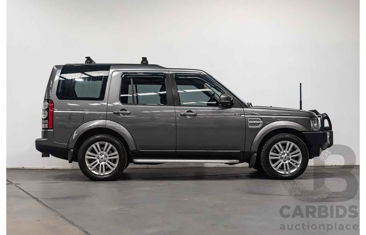 8/2016 Land Rover Discovery 4 3.0 SDV6 HSE (4x4) MY16 4d Wagon Corris Grey Metallic Twin Turbo Diesel V6 3.0L - 7 Seater