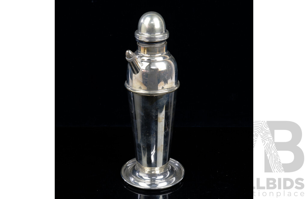 Vintage Silver Plate Cocktail Shaker by Parkhill