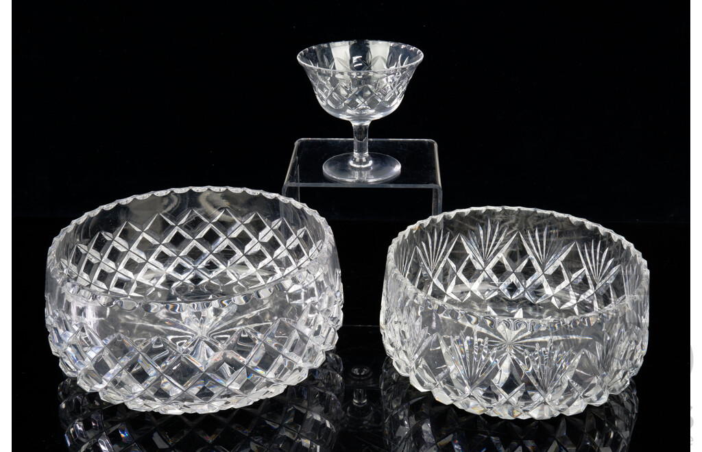 Two Vintage Grimwade Crystal Serving - Lot 1522726 | ALLBIDS