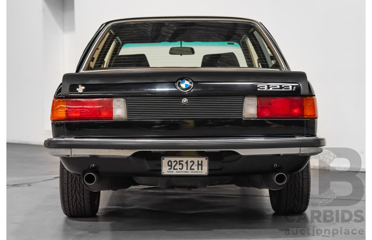 4/1981 BMW 323i E21 John Player Special Edition JPS Build Number #48 2d Coupe Gloss Black 2.3L