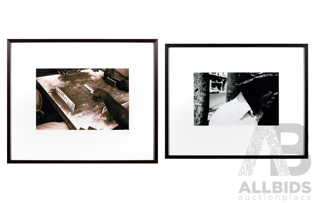 Lawrence Dowd (Contemporary, Australian), Two Framed Black and White Photographs (2)