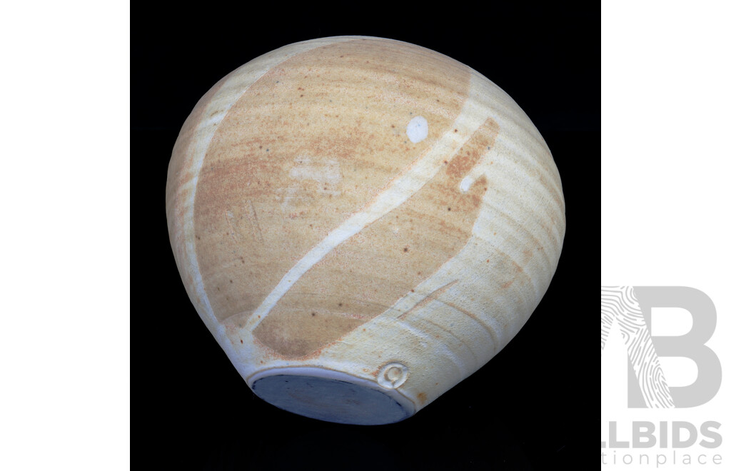 Victor Greenaway (Born 1947), Glazed Stoneware Spherical Form