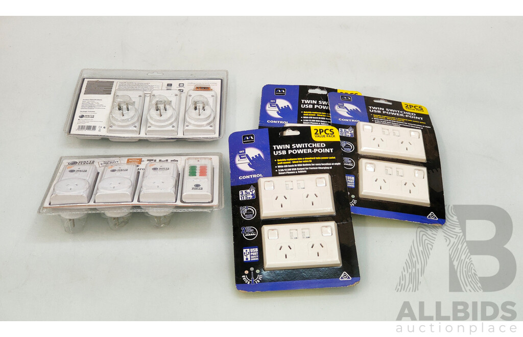 Socket Outlet Switches - 5 Packs