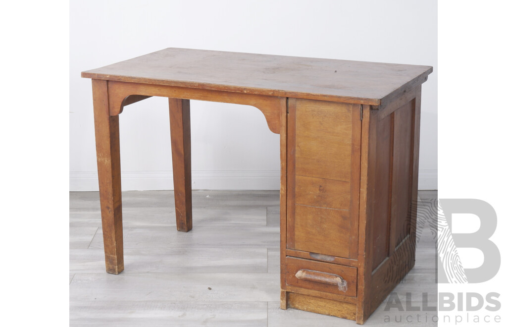 Small Antique Student Desk