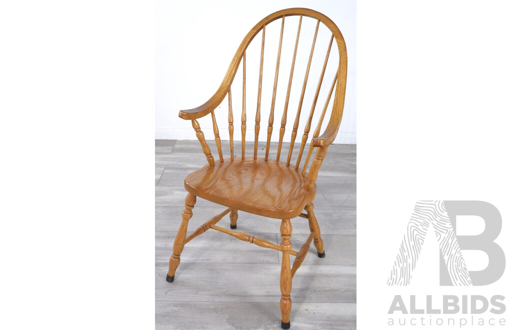 Vintage Windsor Back Carver Chair
