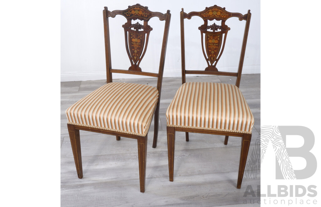 Late Victorian Sitting Room Chairs