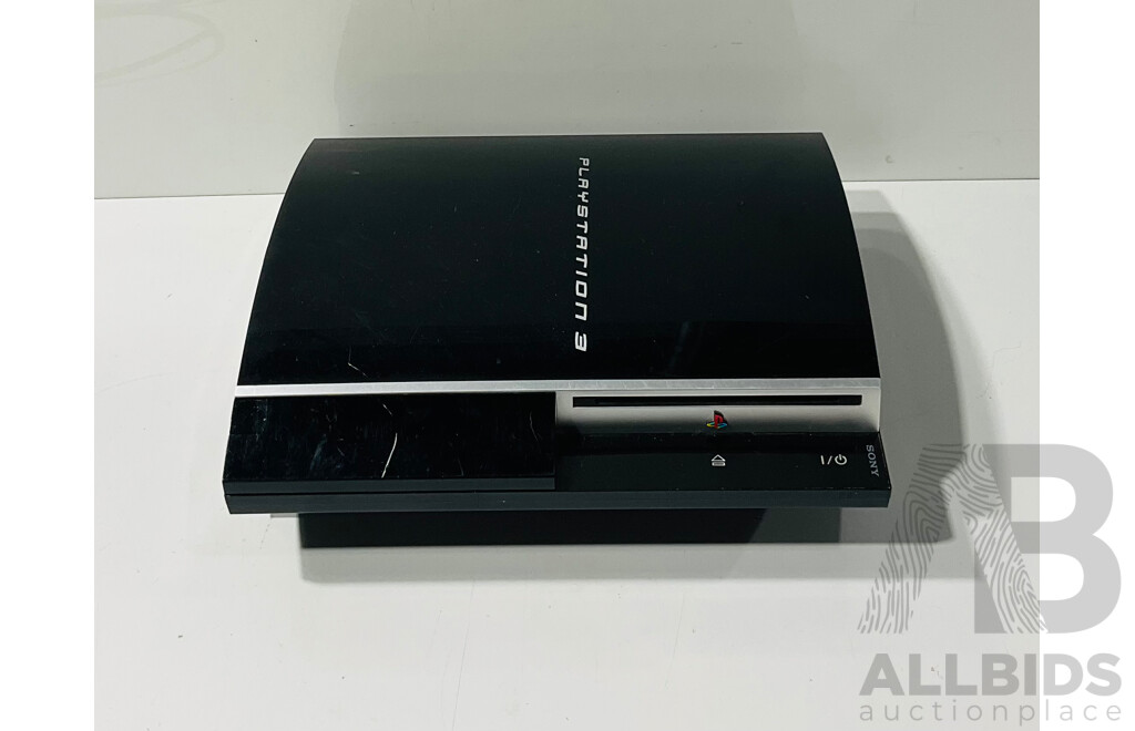 Retro PlayStation 3 Console with Power Cord