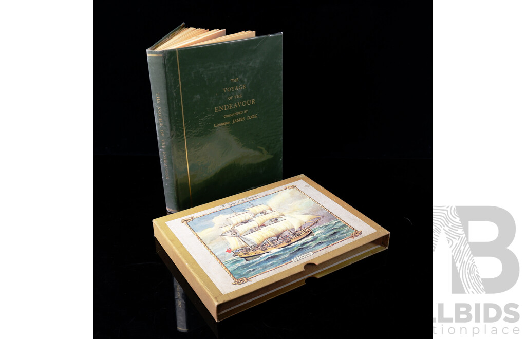 Cook Lieutenant James, an Account of a Voyage Round the World, Compiled by D Warrington Evans, W R Smith & Paterson, Brisbane, 1969, Cloth Bound Hardcover in Pictorial Slip Case