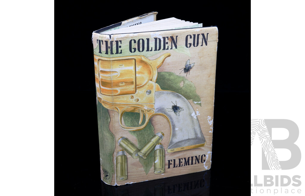 First Edition, Ian Fleming, the Man with the Golden Gun, Jonathon Cape, London, 1965, Hardcover with Dust Jacket