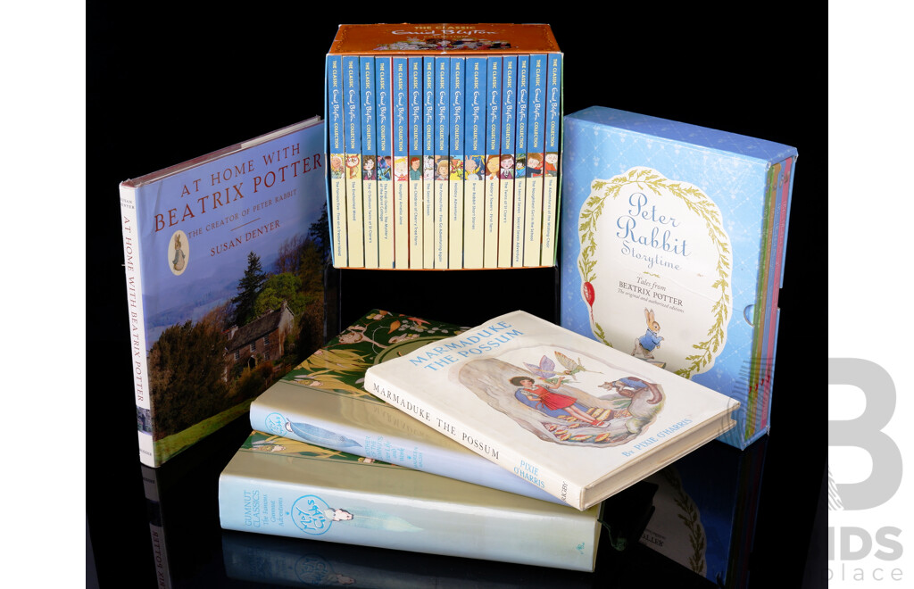 Collection 20 Classic Childrens Books Including Beatrix Potter, May Gibbs, 15 Volume Classic Enid Blyton Set in Slip Case and More