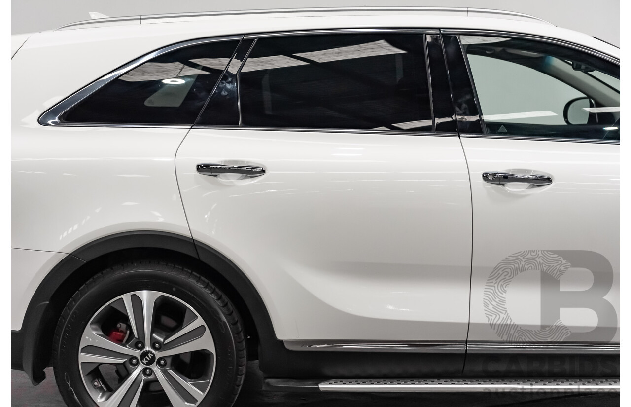 02/2019 Kia Sorento GT-Line UM MY19 4d Wagon White V6 3.5L - 7 Seater