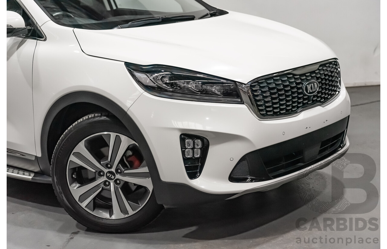 02/2019 Kia Sorento GT-Line UM MY19 4d Wagon White V6 3.5L - 7 Seater