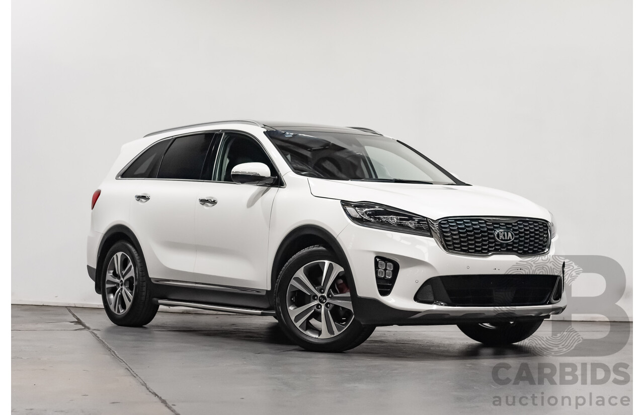 02/2019 Kia Sorento GT-Line UM MY19 4d Wagon White V6 3.5L - 7 Seater