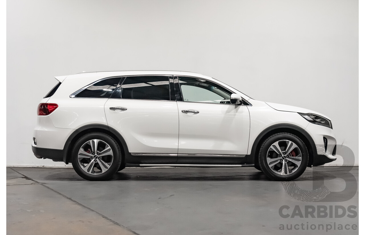 02/2019 Kia Sorento GT-Line UM MY19 4d Wagon White V6 3.5L - 7 Seater