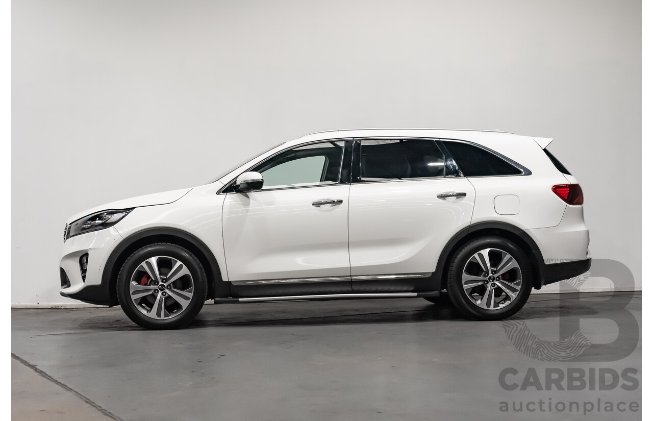 02/2019 Kia Sorento GT-Line UM MY19 4d Wagon White V6 3.5L - 7 Seater