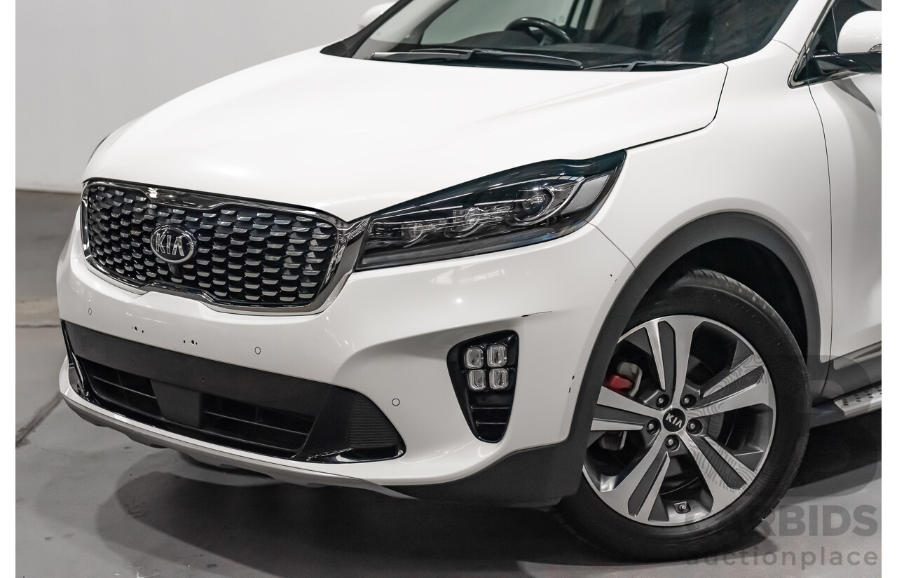 02/2019 Kia Sorento GT-Line UM MY19 4d Wagon White V6 3.5L - 7 Seater