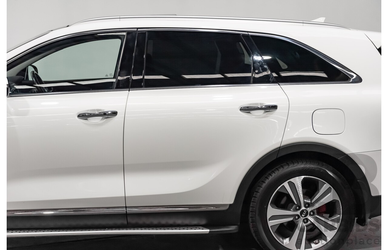 02/2019 Kia Sorento GT-Line UM MY19 4d Wagon White V6 3.5L - 7 Seater