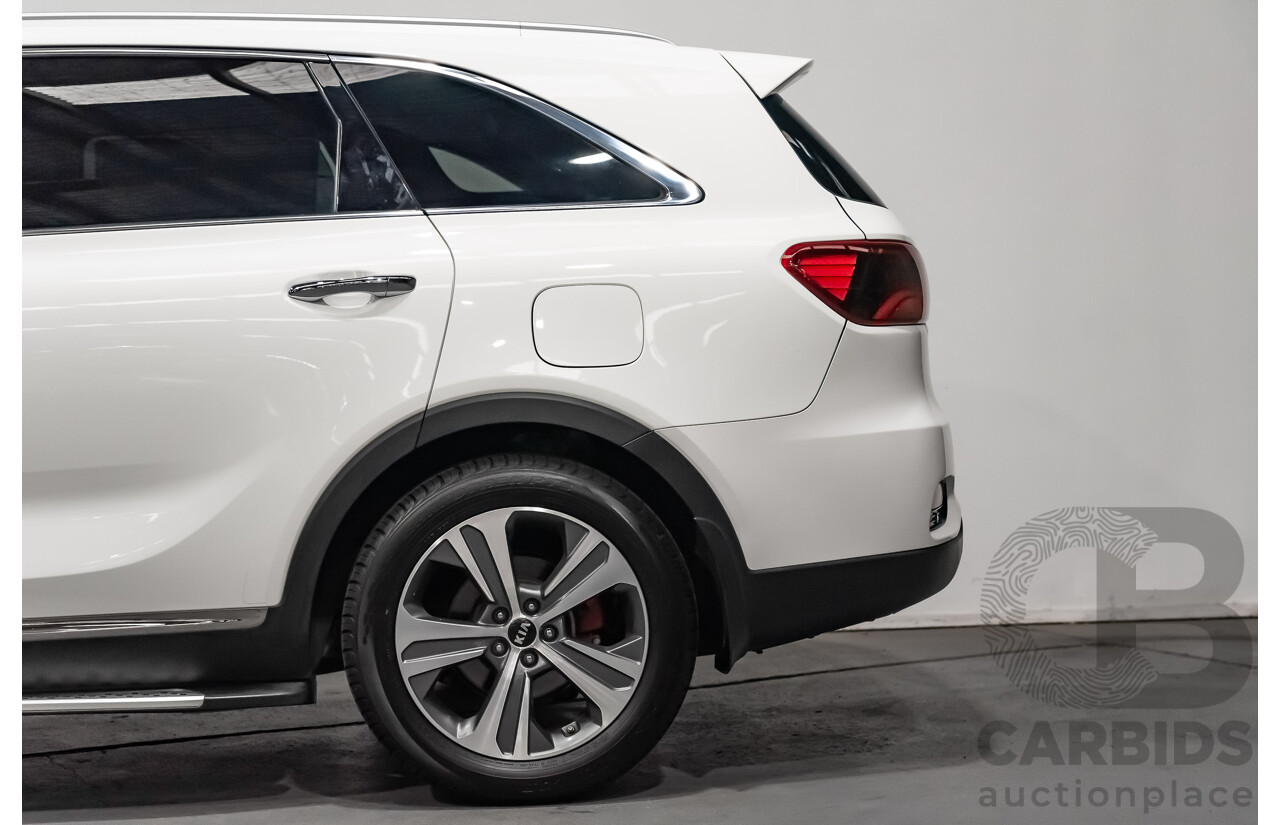 02/2019 Kia Sorento GT-Line UM MY19 4d Wagon White V6 3.5L - 7 Seater