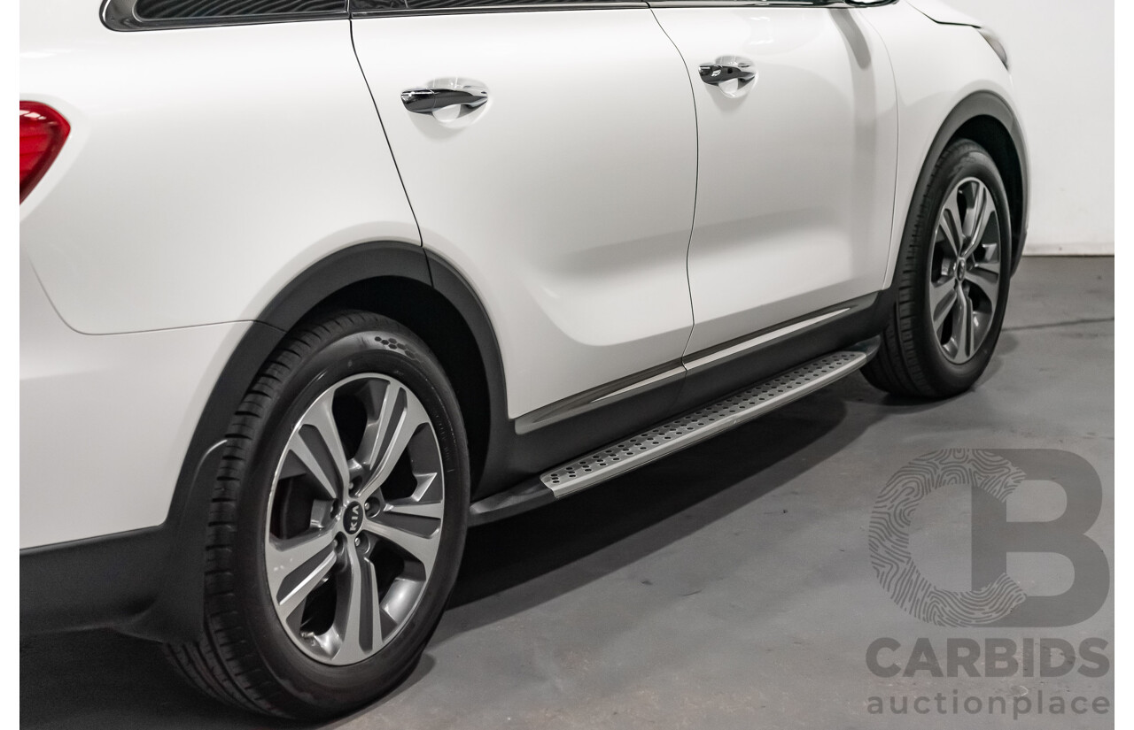 02/2019 Kia Sorento GT-Line UM MY19 4d Wagon White V6 3.5L - 7 Seater