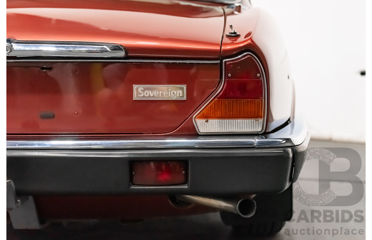 12/1985 Jaguar XJ6 Sovereign 4.2 4d Sedan Cranberry Red 4.2L