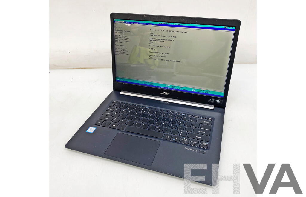 Acer (N17W3) TravelMate X514-51 Intel Core I5 (8265U) 1.60GHz-3.90GHz 4-Core CPU 14-Inch Laptop