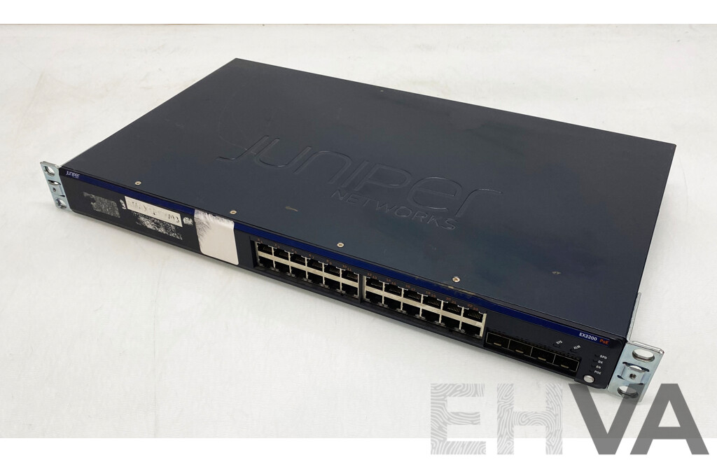 Juniper Networks (EX2200-24P-4G) EX2200 24-Port Gigabit PoE Ethernet Switch