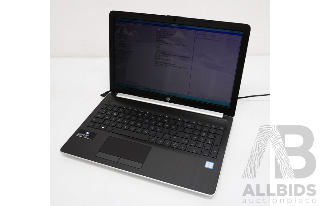HP Notebook 15 Intel Core I5 (8250U) 1.60GHz-3.40GHz 4-Core CPU 15.6-Inch Laptop