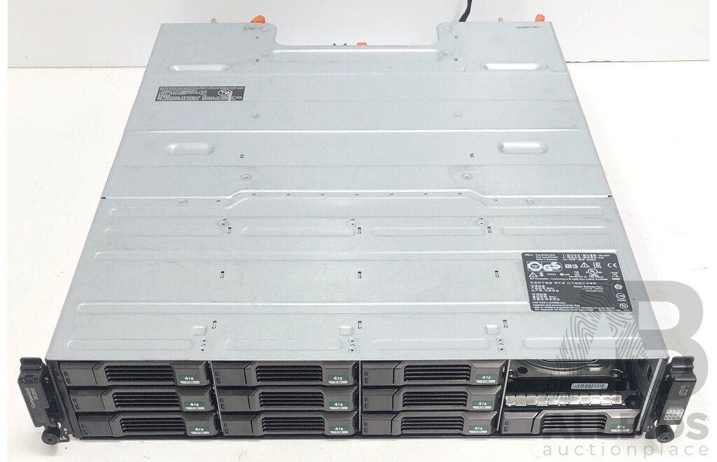 Dell Compellent SC200 12-Bay SAS Hard Drive Array w/ 40TB of Total Storage