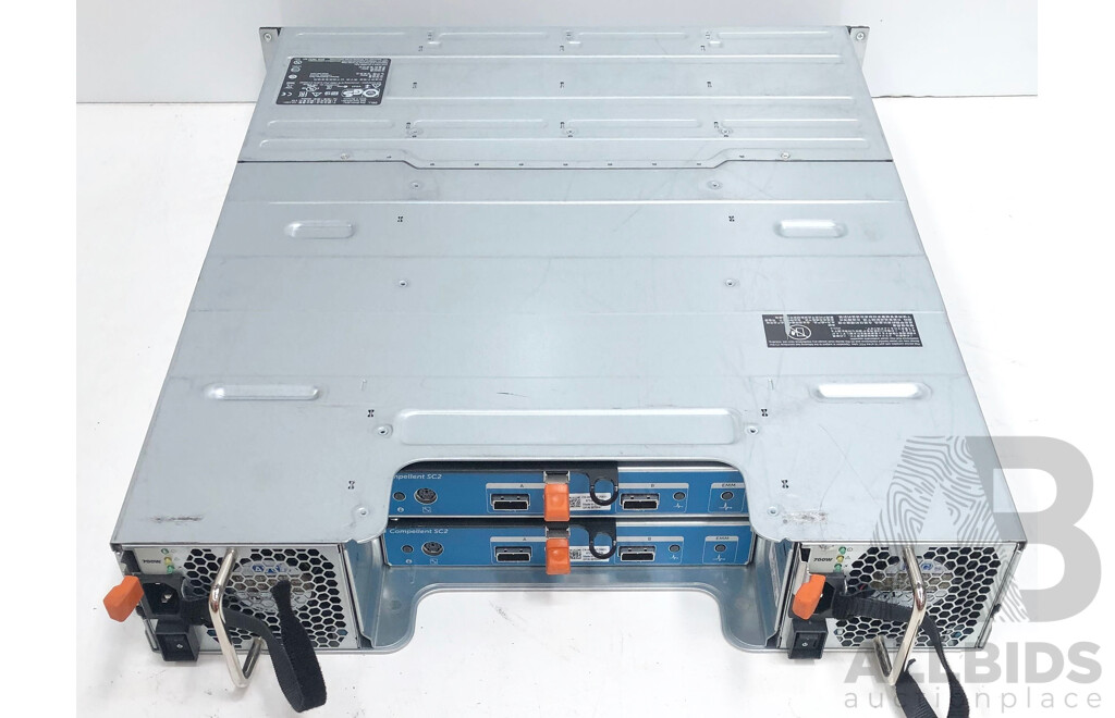 Dell Compellent SC200 12-Bay SAS Hard Drive Array w/ 40TB of Total Storage