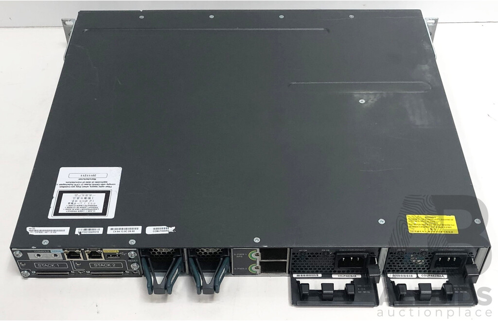 Cisco Catalyst (WS-C3750X-48T-S) 3750-X Series 48-Port Gigabit Ethernet Switch