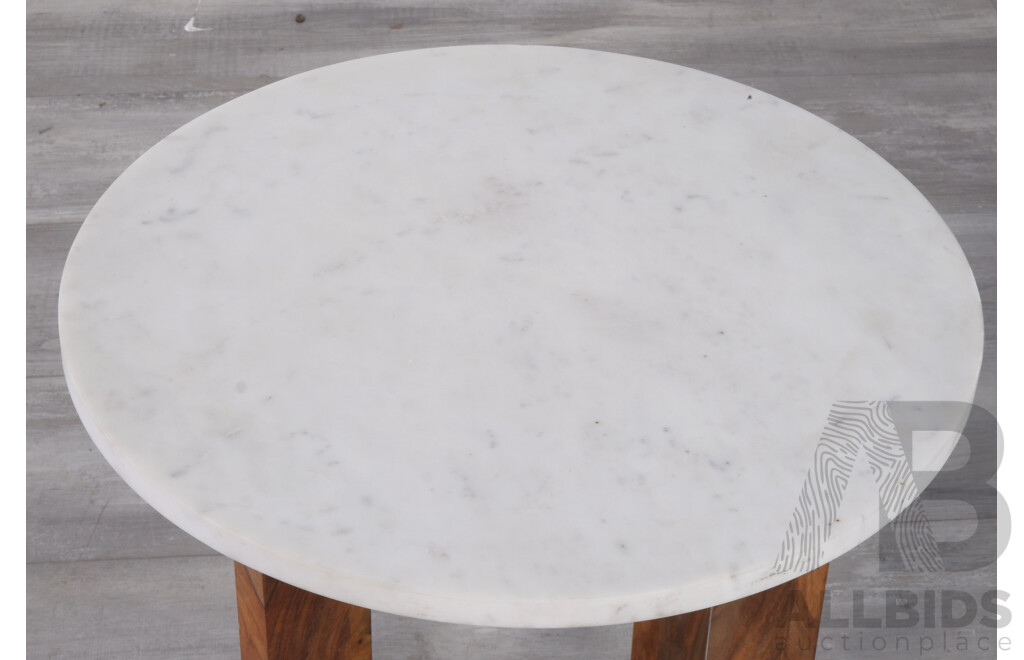 Modern Marble Top NSide Table