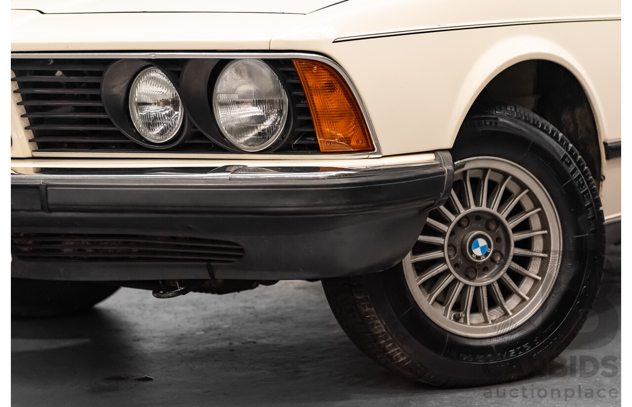 1/1980 BMW 733i E23 4d Sedan White 3.2L
