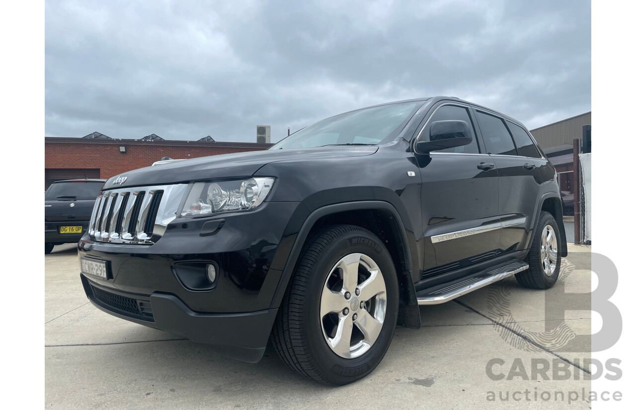 02/13 Jeep Grand Cherokee LAREDO (4x4) AWD WK MY13 4D Wagon Black 3.0L