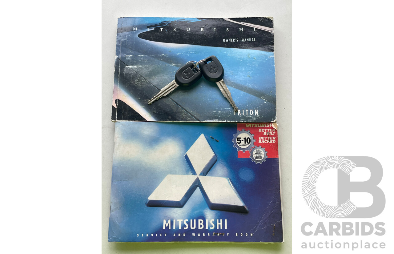 05/05 Mitsubishi Triton GL RWD MK MY05 C/Chas White 2.4L