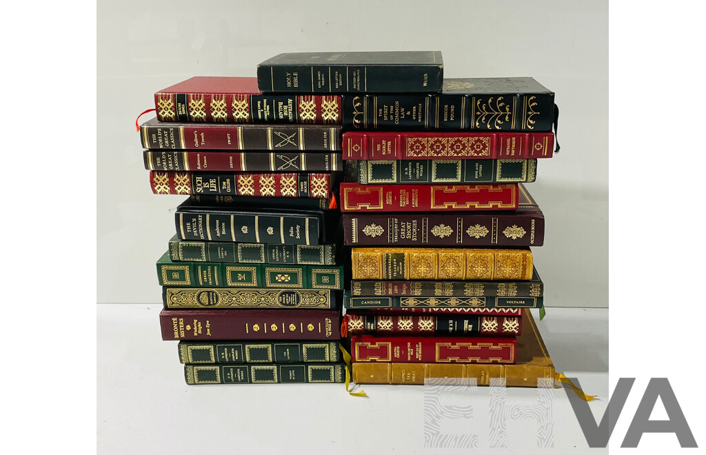 Collection Vintage and Other Books, Mostly Great Literature, Some in Fancy Bindings