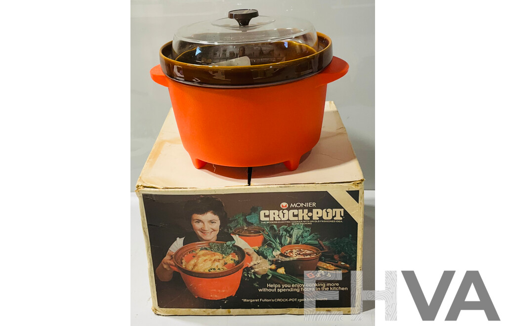 Vintage Monier Crock-Pot in Original Box with Instructions