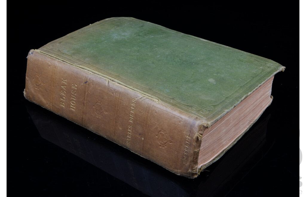 First Edition in Book Form, Charles Dickens, Bleak House, Bradbury & Evans, London, 1853, Hardcover