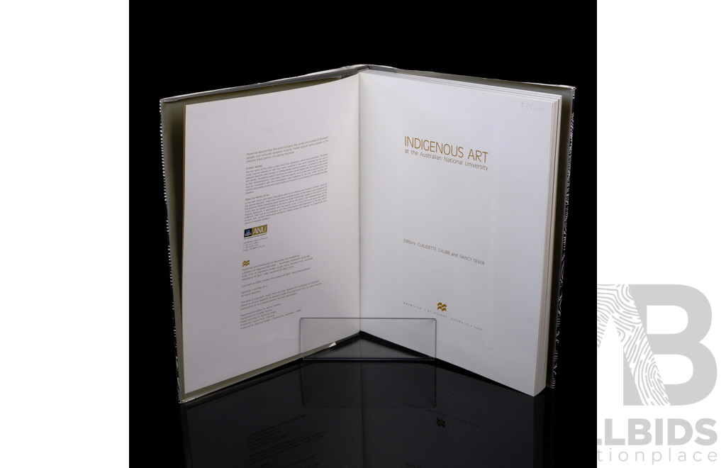 Indigenous Art at the Australian National University, Macmillan, Melbourne, 2009, Hardcover with Slip Case