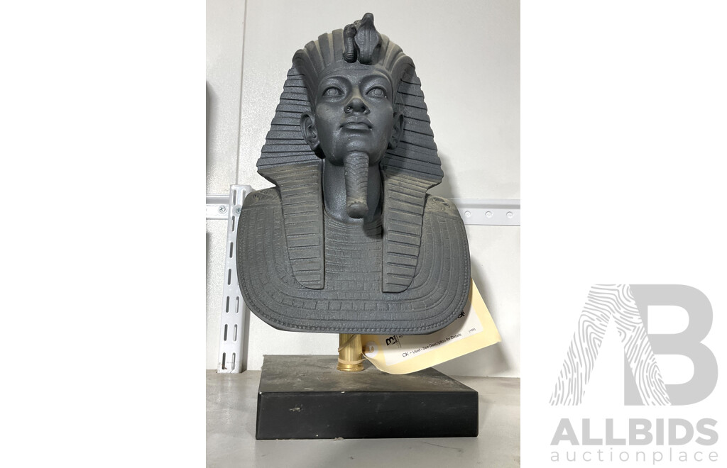 Bust of Tutankhamun on Stand - Made in Italy